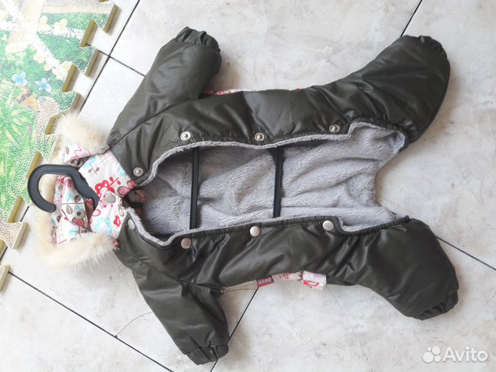 Зимний комбинезон для маленькой собачки