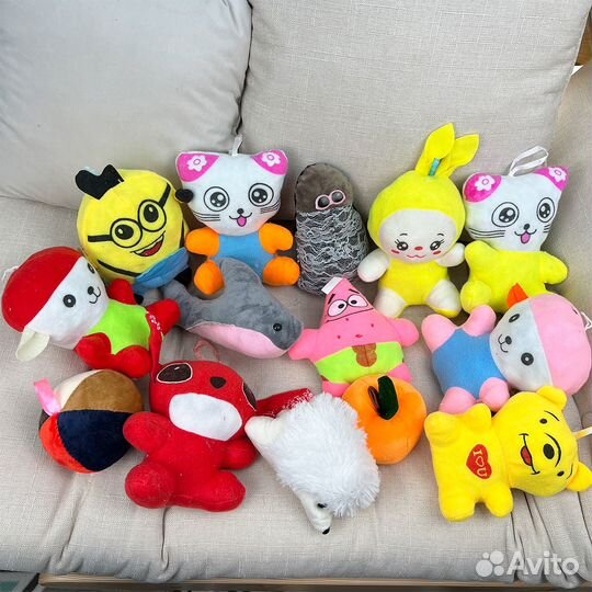 Микс набор мягких игрушек для аппаратов - Эконом