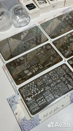 Стемпинг набор swanky с лаками