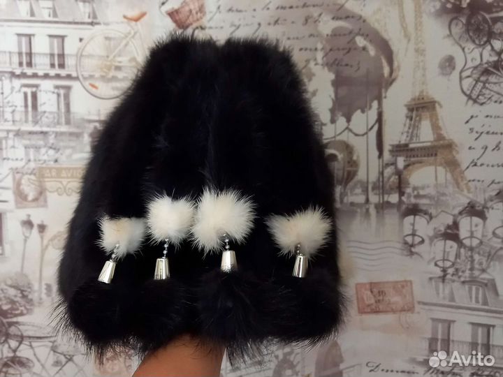 Шапка, воротник, мех