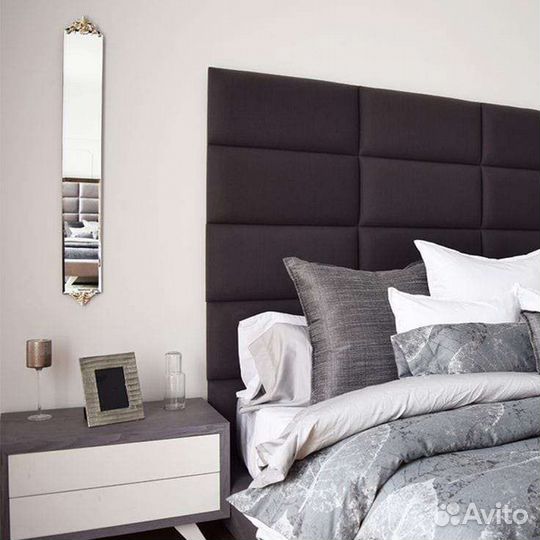 Мягкие стеновые панели,соты, детская кровать