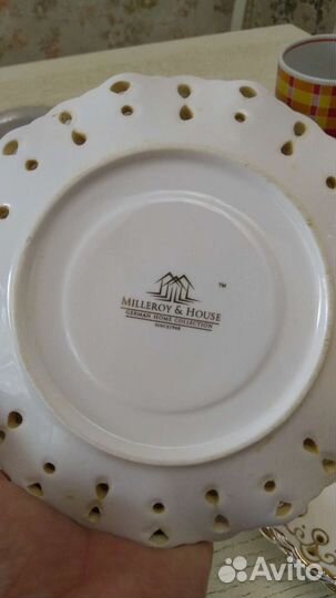 Блюдца от немецкого чайного сервиза