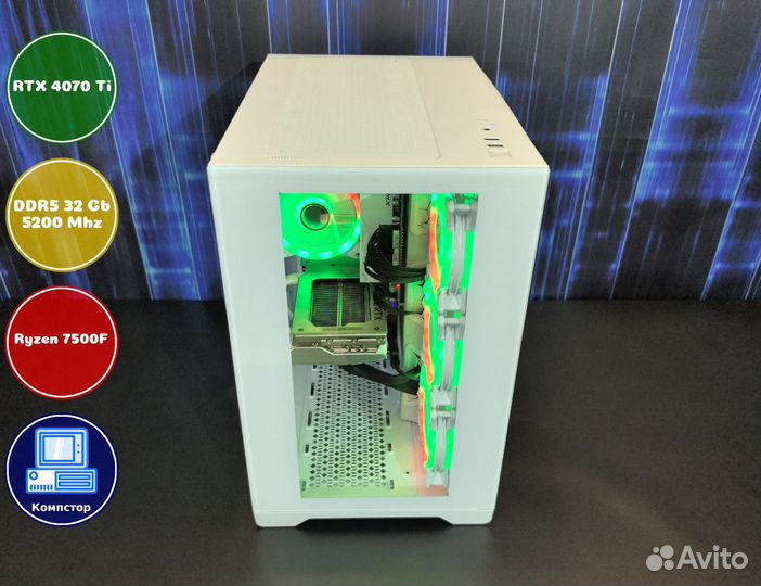 Сборки игровых пк AMD7500F-RTX4070Ti-32DDR5-DWF890521467-B650