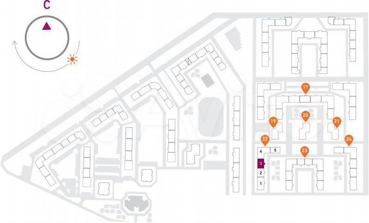 1-к. квартира, 31,7 м², 12/17 эт.