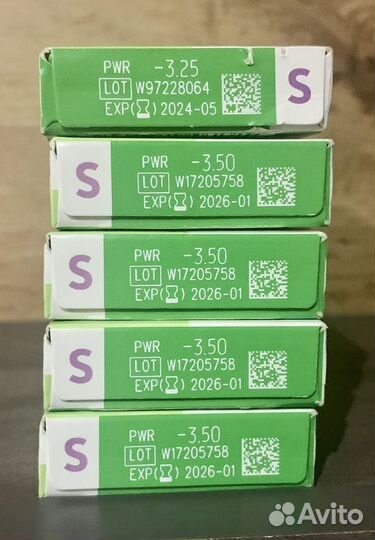 Линзы контактные однодневные