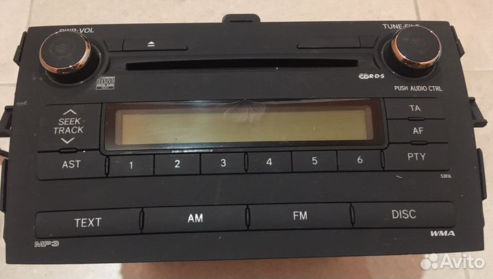 Штатная магнитола Toyota Corolla 150