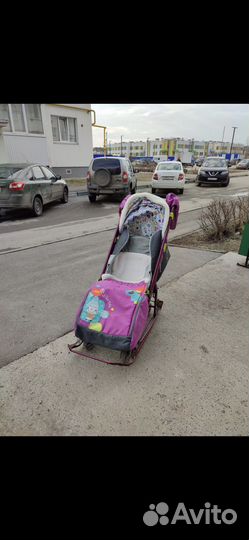 Коляска санки