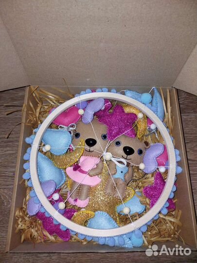 Мобиль на кроватку Мишки