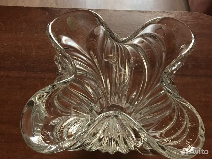 Большая вазы хрусталь лзхс СССР