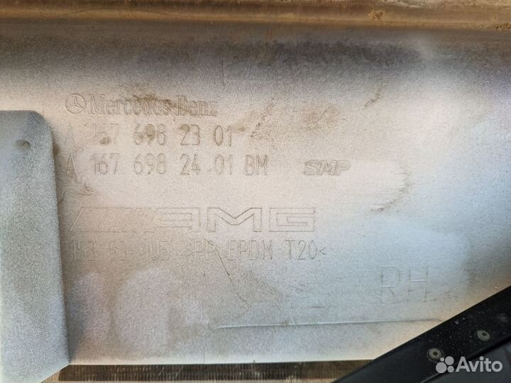 Накладка порога Mercedes GLE V167 Красить не надо