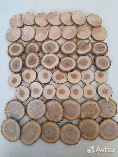 Спилы дерева для декора и интерьера