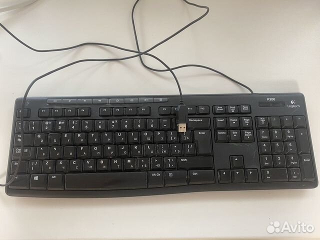 Клавиатура logitech k200 купить в Перми | Электроника | Авито