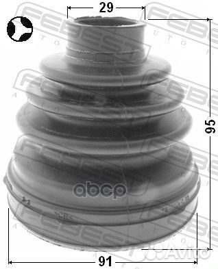 Пыльник ШРУСа внутреннего (комплект);toyota hilux