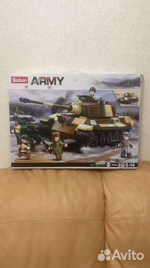 Конструктор Sluban Танк M38-B0980 Армия