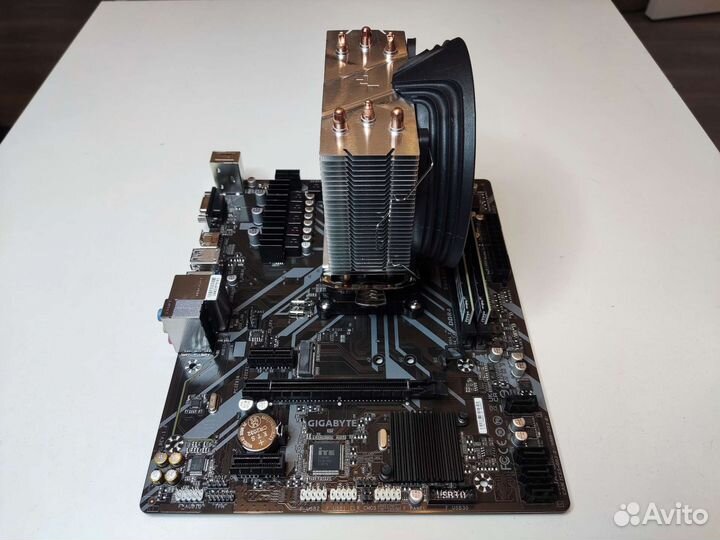 Комплект: Ryzen 5500, B450, 16Gb, кулер