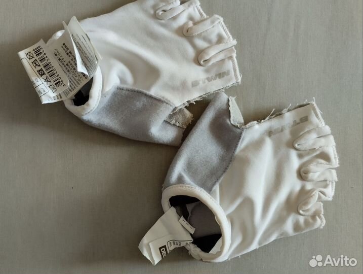 Бутылка велоперчатки велосипедная новая decathlon