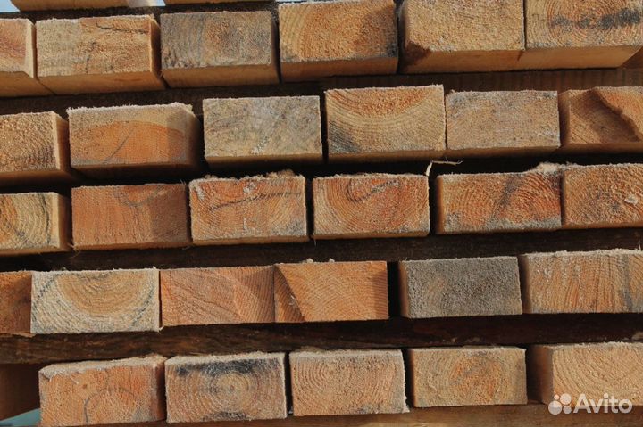 Строительные материалы: Брус из сосны