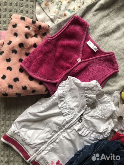 Вещи пакетом 74-80 для девочки