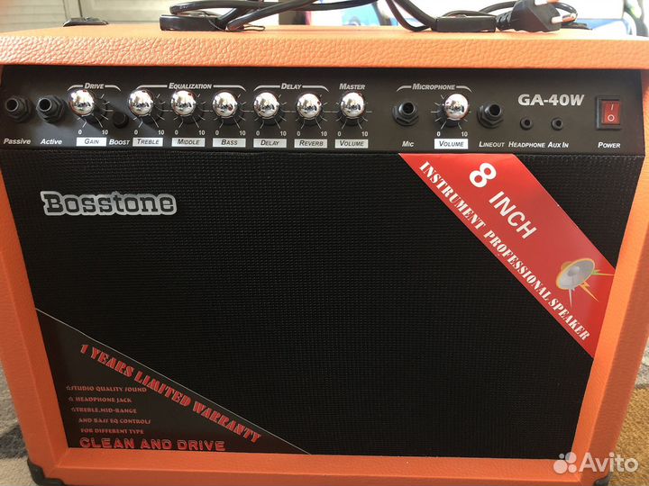 Гитарный комбоусилитель Bosstone GA-40w