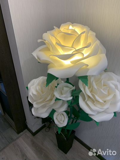 Светильник напольный из изолона