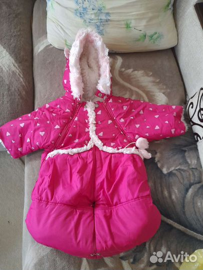 Зимний комбинезон для девочки