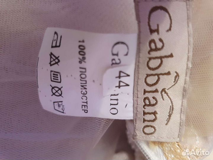 Свадебное платье фирмы Gabbiani новое
