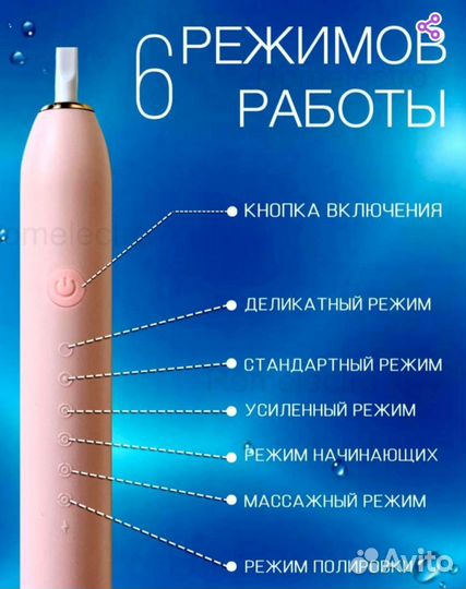 Электронная зубная щетка