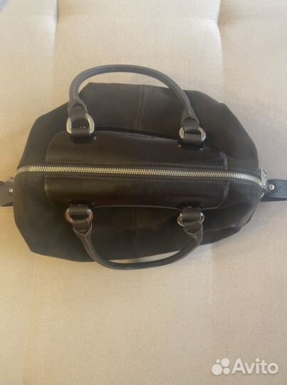 Сумка замшевая италия коричневая