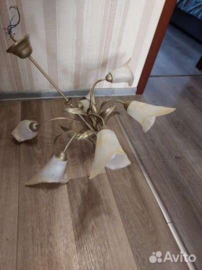 Люстра потолочная бу