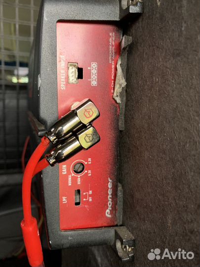 Сабвуфер и усилитель