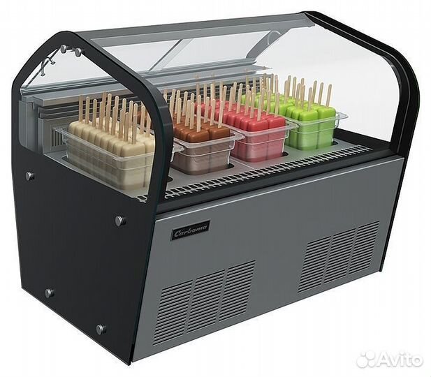 Витрина для мороженого Carboma I60 VL 0,8-1 JOY те