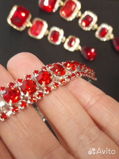 Серьги, браслет