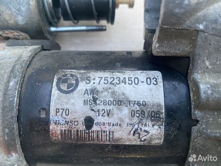 Стартер BMW 1-серии е87; 3-серии е90, е93