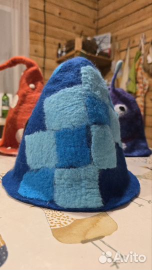 Шапка банная ручной работы