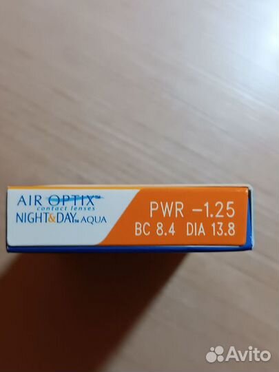 Контактные линзы Alcon Air Optix -1,25