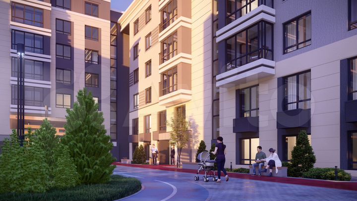 2-к. квартира, 47,7 м², 6/6 эт.