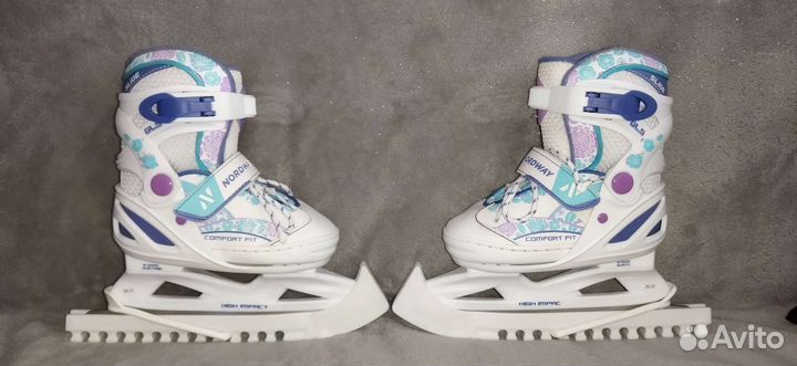 Коньки детские раздвижные 26-31