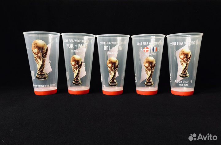 Стаканы FIFA 2018 разные