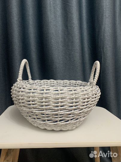 Кашпо из ротанга