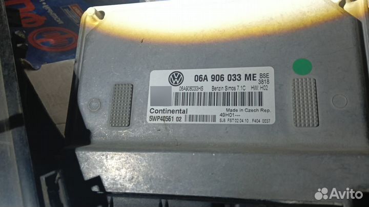 Комплект эбу зажигания полный 1.6л BSE VAG