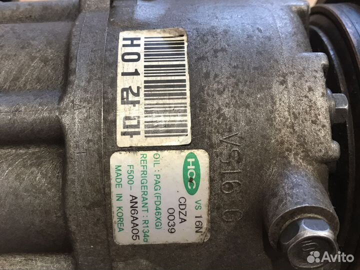 Компрессор кондиционера Hyundai Elantra HD