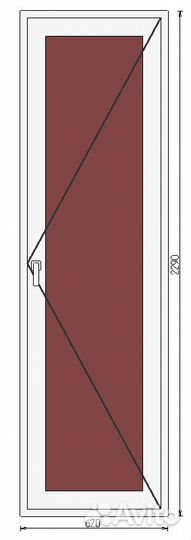 Балконная дверь бу
