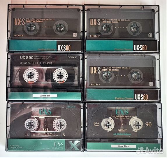 Аудиокассеты Basf chrome TDK SA 90 Sony UX S