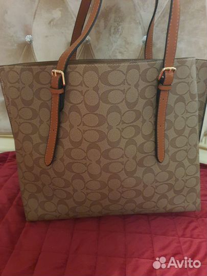 Сумка натуральная кожа коричневая