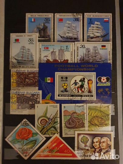 Зарубежные марки разной тематики