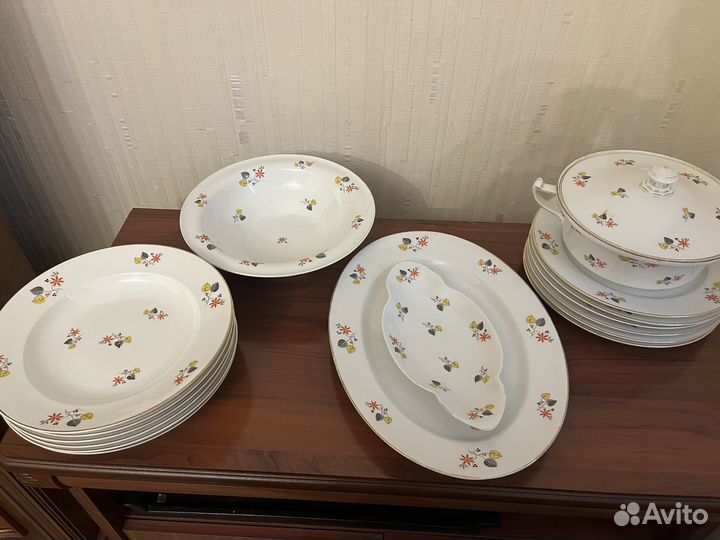 Сервиз столовый, Бавария, 16 предметов