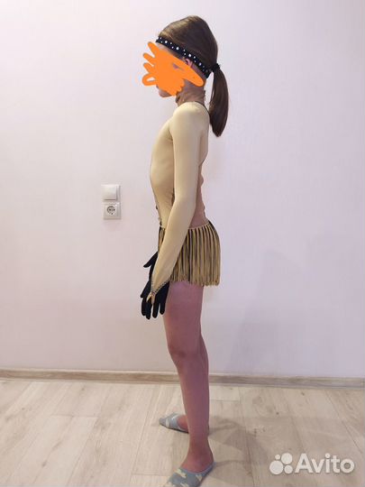 Платье для фигурного катания 134-140см