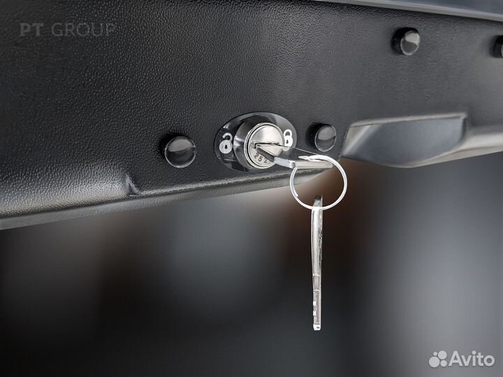 Автобокс на крышу 510 литров объем серый