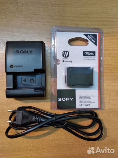 Аккумулятор Sony NP-FW50+Зарядка Sony BC-VW1