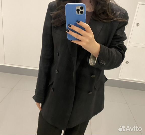 Пиджак жакет двубортный H&M